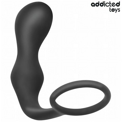 ADDICTED TOYS - ANALPLUGG MED RING SILIKON MODELL 3