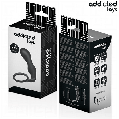 ADDICTED TOYS - ANALPLUGG MED RING SILIKON MODELL 3