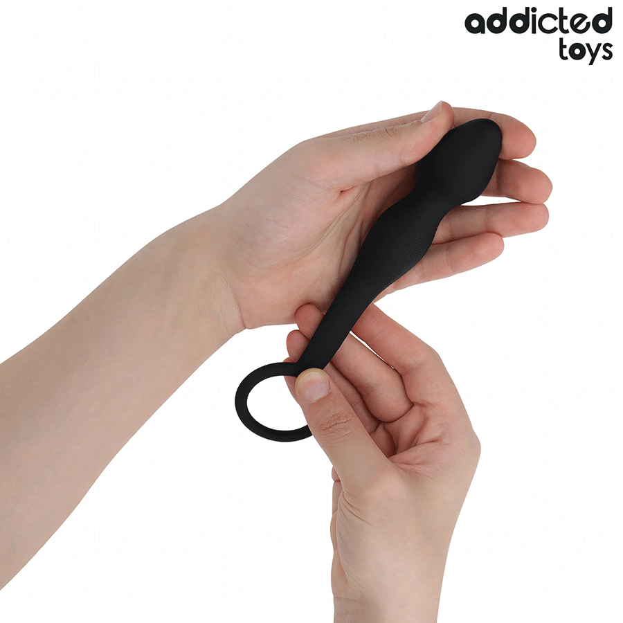 ADDICTED TOYS - ANALPLUGG MED RING SILIKON MODELL 3