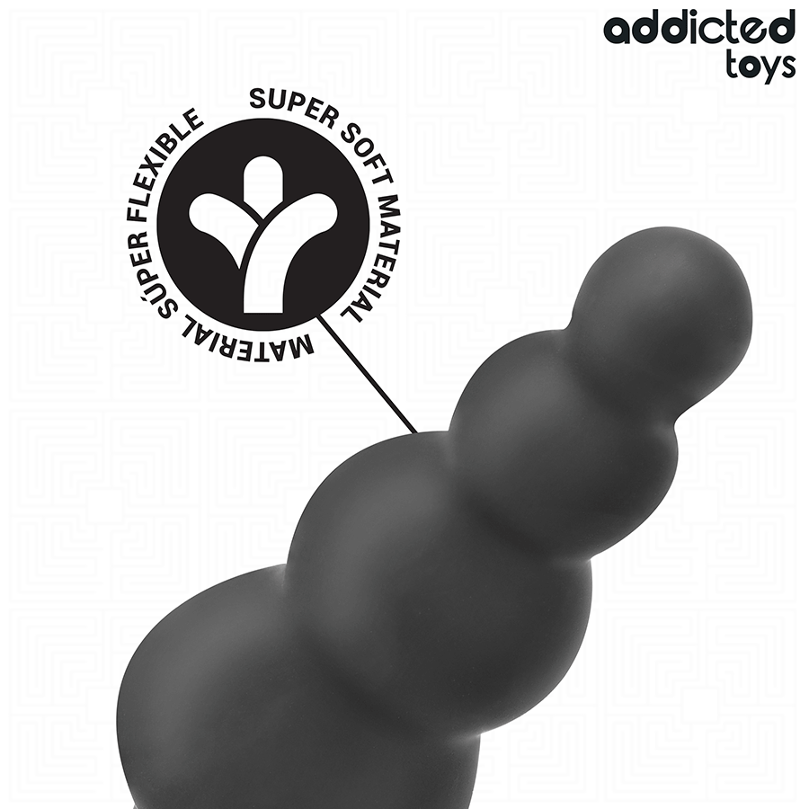 ADDICTED TOYS - BUTTPLUGG MED RING SILIKON MODELL 5