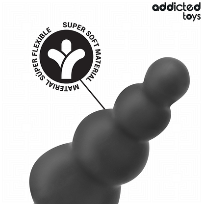 ADDICTED TOYS - BUTTPLUGG MED RING SILIKON MODELL 5