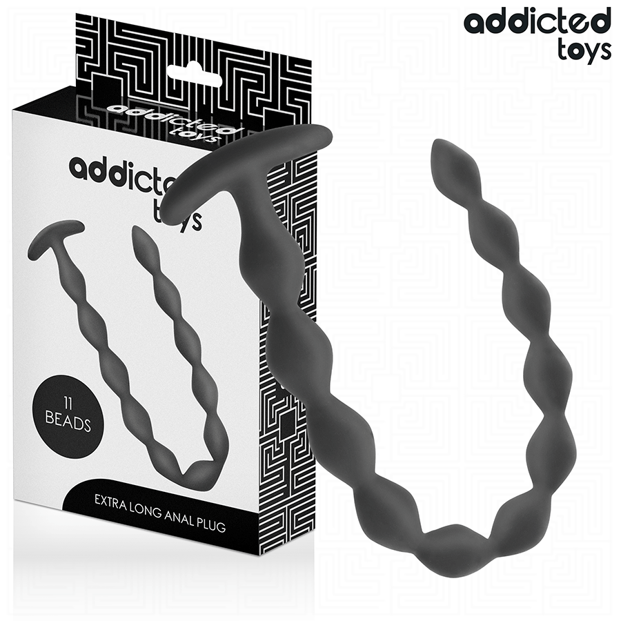 ADDICTED TOYS - EXTRA LÅNG ANALPLUGG I SILIKON