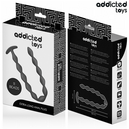 ADDICTED TOYS - EXTRA LÅNG ANALPLUGG I SILIKON