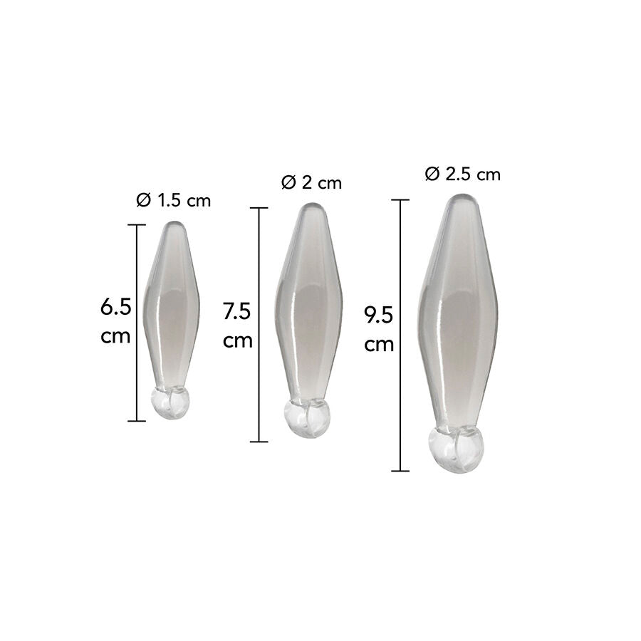 TOYJOY - ANAL LEK 3-DELAD TRANSPARENT FINGER RIMMER