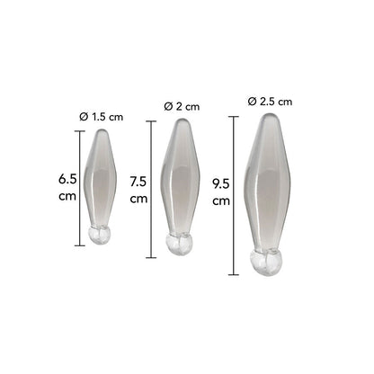 TOYJOY - ANAL LEK 3-DELAD TRANSPARENT FINGER RIMMER