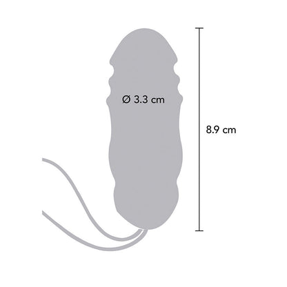TOYJOY - HAPPINESS SUNN SIDE UP AND DOWN VIBRATOR REMOTE CONTROL FUCHSIA