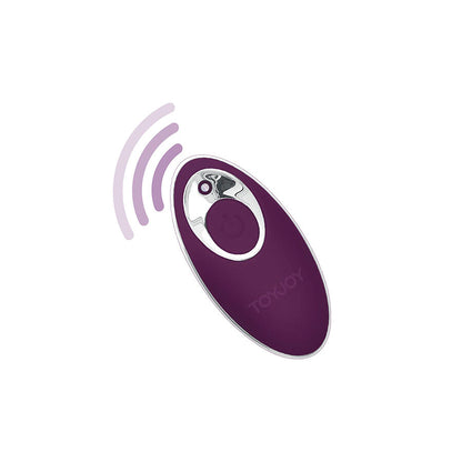 TOYJOY - HAPPINESS KNOCK KNOCK EGGSTAVAGANT VIBRATOR MED FJÄRRKONTROLL LILA