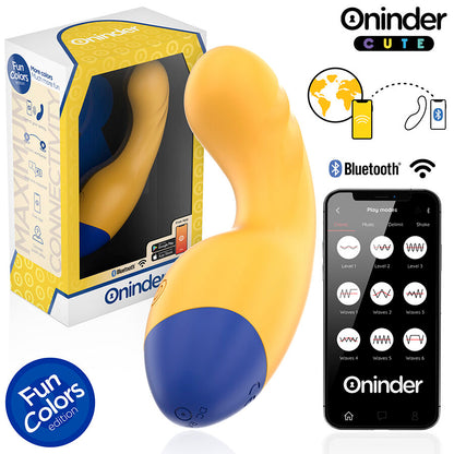 ONINDER CUTE - LOVE BUDDY G-PUNKT-VIBRATOR - GRATIS VÄRLDSOMFATTANDE APP