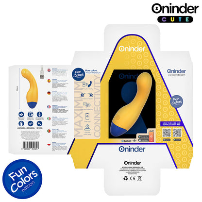 ONINDER CUTE - LOVE BUDDY G-PUNKT-VIBRATOR - GRATIS VÄRLDSOMFATTANDE APP