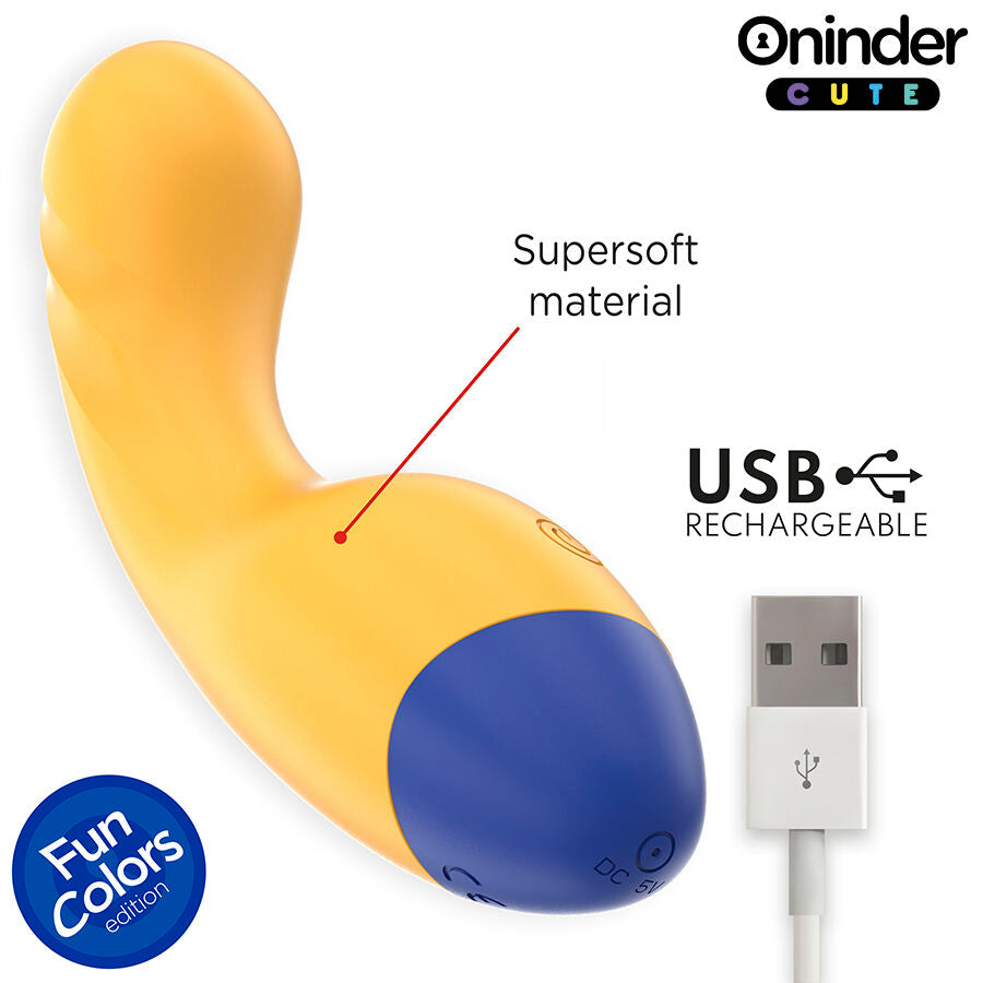 ONINDER CUTE - LOVE BUDDY G-PUNKT-VIBRATOR - GRATIS VÄRLDSOMFATTANDE APP