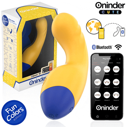 ONINDER CUTE - LOVE BUDDY G-PUNKT-VIBRATOR - GRATIS VÄRLDSOMFATTANDE APP