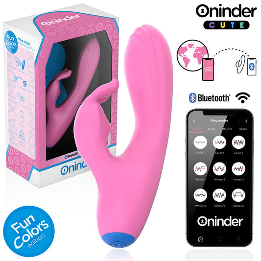 ONINDER CUTE - LOVE BUNNY VIBRATOR G-PUNKT KLITORIS - GRATIS VÄRLDSOMFATTANDE APP