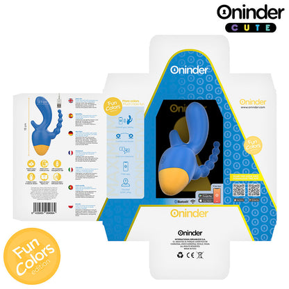 ONINDER CUTE - LOVE 3 SOME TRIPPELVIBRATOR - GRATIS VÄRLDSOMFATTANDE APP