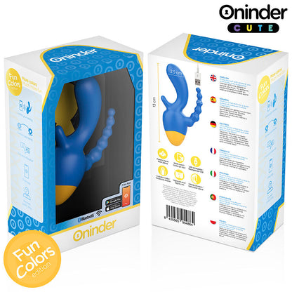 ONINDER CUTE - LOVE 3 SOME TRIPPELVIBRATOR - GRATIS VÄRLDSOMFATTANDE APP