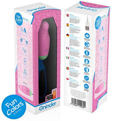 ONINDER CUTE - LOVE PLEASURE 360° VIBRERANDE-ROTERANDE SILIKONÄGG - GRATIS GLOBAL APP