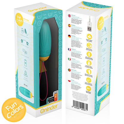 ONINDER CUTE - LOVE PLEASURE VIBRERANDE ÄGG - ROterande SILIKONÄdelstenar - GRATIS GLOBAL APP