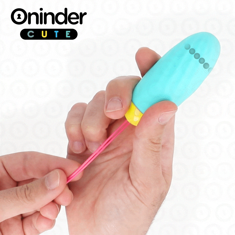 ONINDER CUTE - LOVE PLEASURE VIBRERANDE ÄGG - ROterande SILIKONÄdelstenar - GRATIS GLOBAL APP