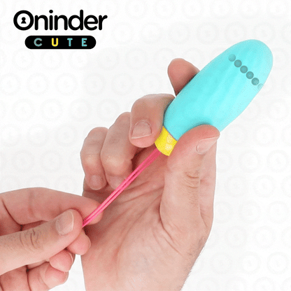 ONINDER CUTE - LOVE PLEASURE VIBRERANDE ÄGG - ROterande SILIKONÄdelstenar - GRATIS GLOBAL APP