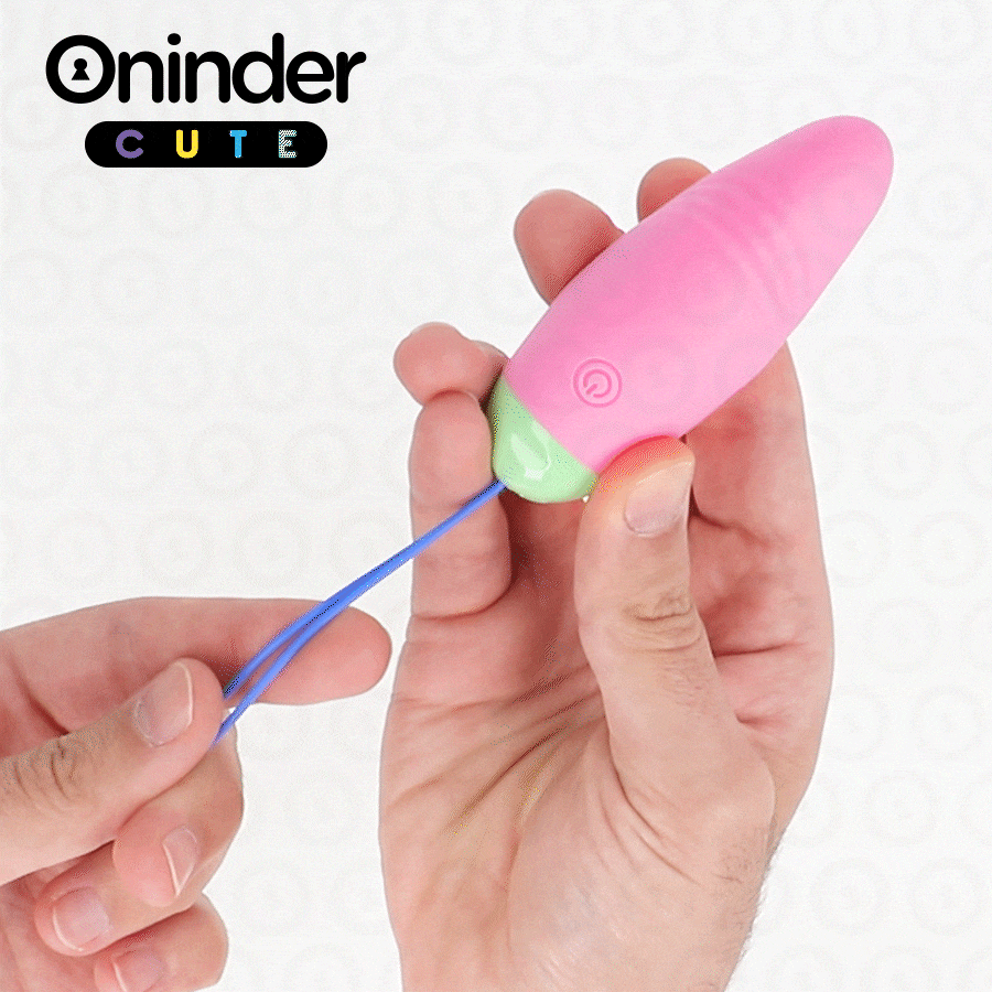ONINDER CUTE - LOVE PLEASURE 360° VIBRERANDE-ROTERANDE SILIKONÄGG - GRATIS GLOBAL APP