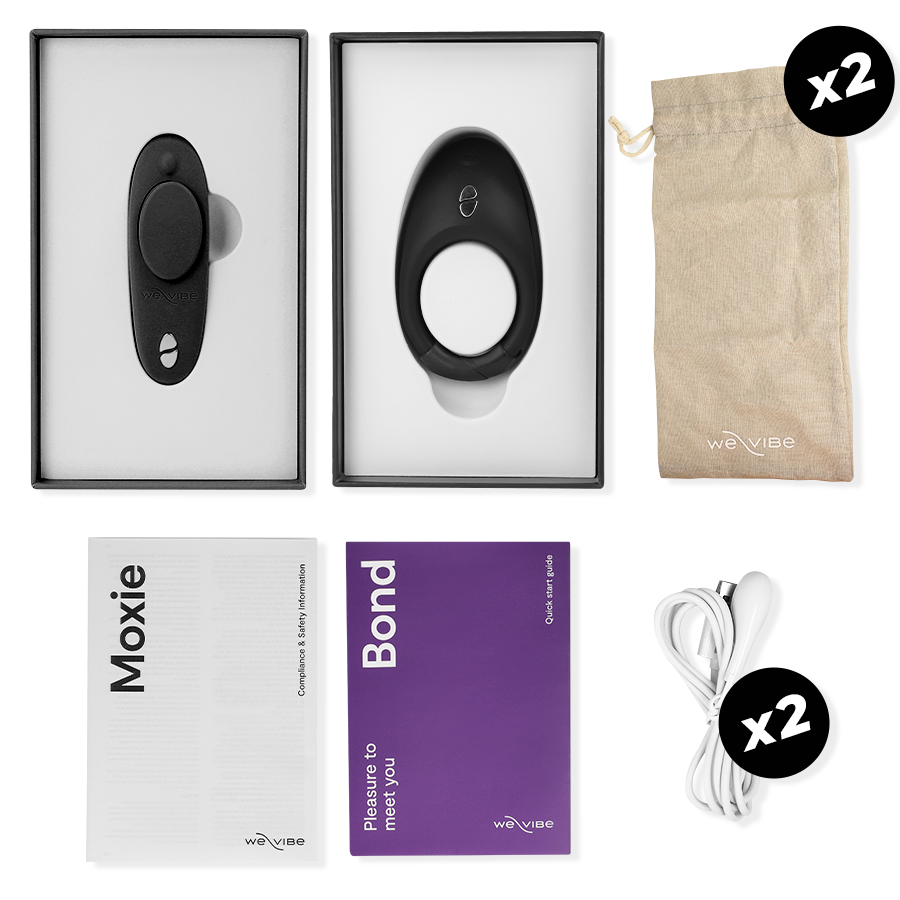 WE-VIBE - TEASE US-SET BOND + MOXIE