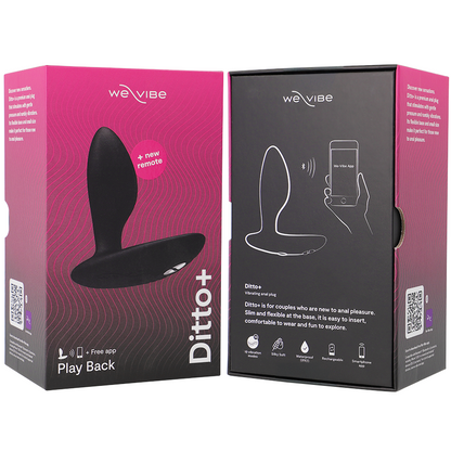 WE-VIBE - VECTOR+ SVART PROSTATAMASSAGEAPPARAT