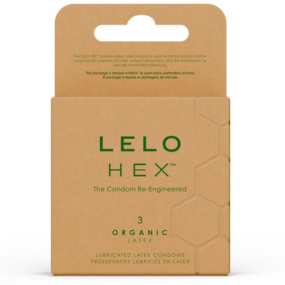 LELO - HEX ORGANIC CONDOM ASK 3 ENHETER