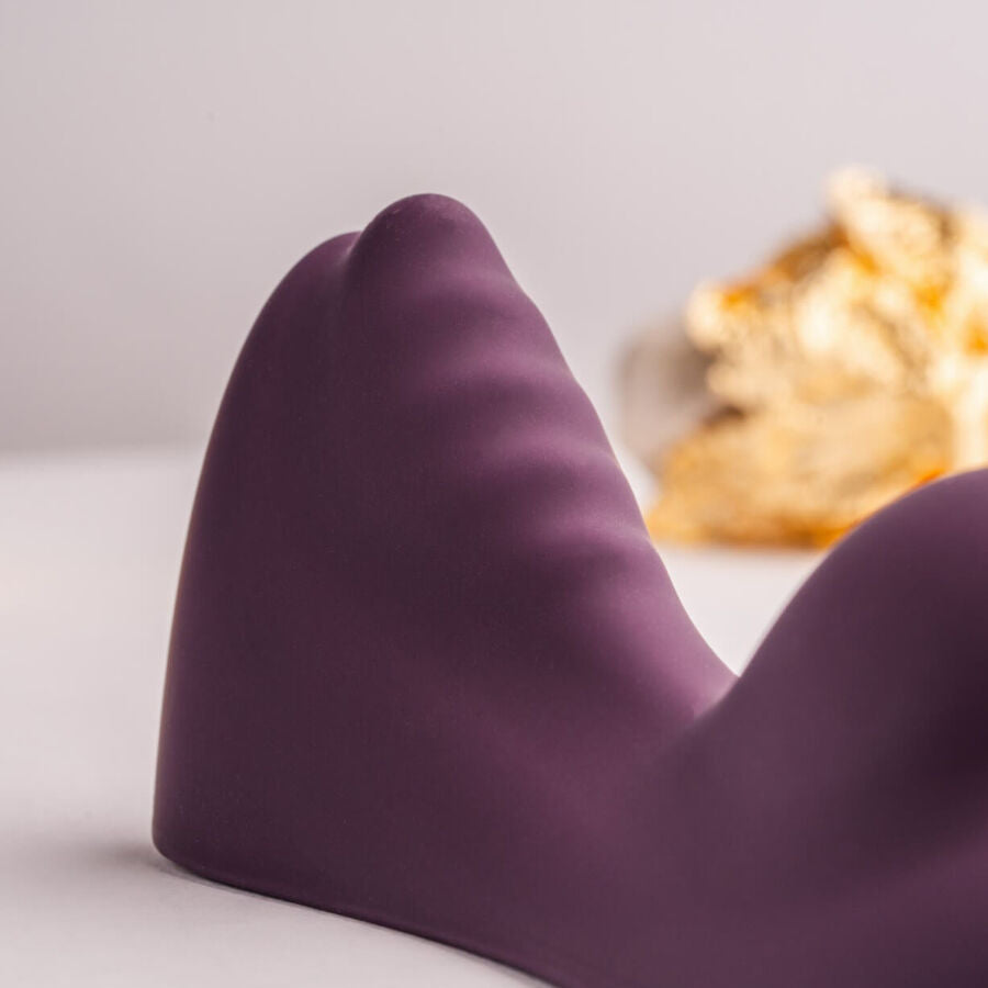 ROCKS-OFF - RUBY GLOW LILA SITT-PÅ-VIBRATOR