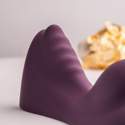ROCKS-OFF - RUBY GLOW LILA SITT-PÅ-VIBRATOR