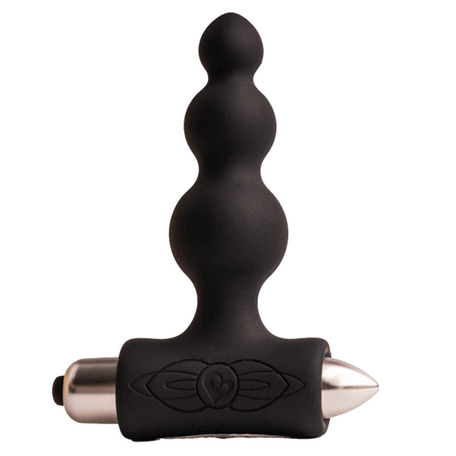 ROCKS-OFF - PETITE SENSATIONS BUBBLES ANALPLUGG VIBRATOR SVART