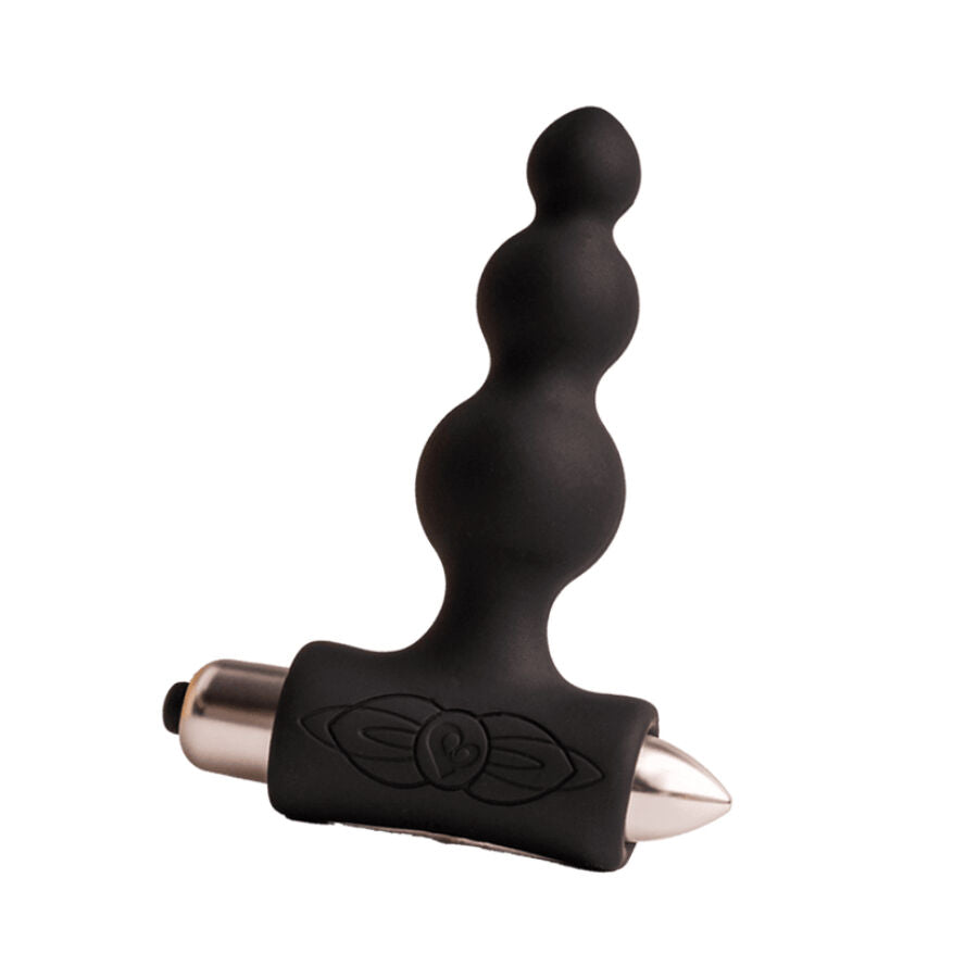 ROCKS-OFF - PETITE SENSATIONS BUBBLES ANALPLUGG VIBRATOR SVART