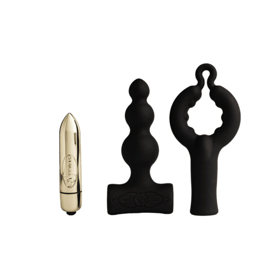 ROCKS-OFF - PETITE SENSATIONS BUBBLES ANALPLUGG VIBRATOR SVART