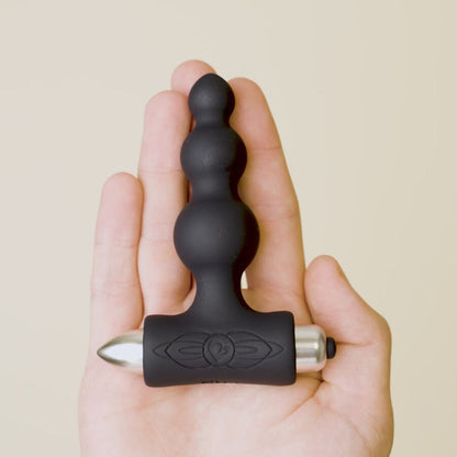 ROCKS-OFF - PETITE SENSATIONS BUBBLES ANALPLUGG VIBRATOR SVART