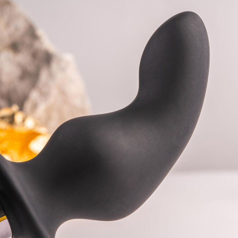 ROCKS-OFF - RO-ZEN RRO ANALSPLUGG MED VIBRERANDE PENISRING SVART