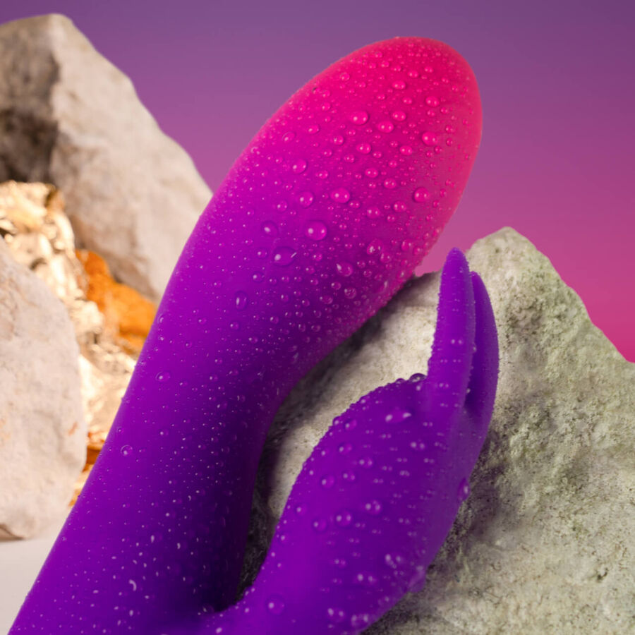 ROCKS- OFF - GLO- GIRL LILA KANINVIBRATOR