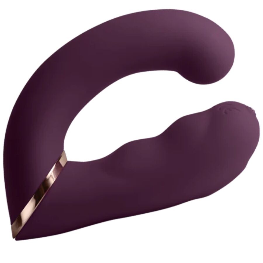 ROCKS-OFF - GEMINI DUBBEL VIBRATOR G-PUNKTS KLITORISSTIMULATOR LILA