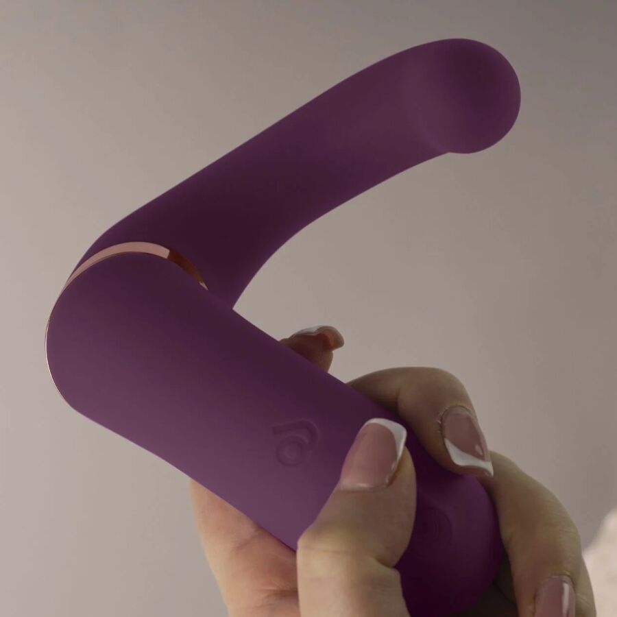 ROCKS-OFF - GEMINI DUBBEL VIBRATOR G-PUNKTS KLITORISSTIMULATOR LILA