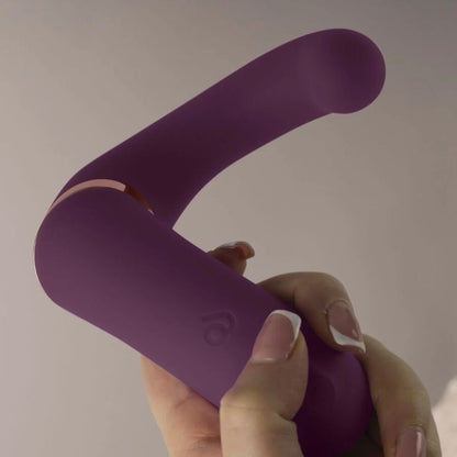 ROCKS-OFF - GEMINI DUBBEL VIBRATOR G-PUNKTS KLITORISSTIMULATOR LILA