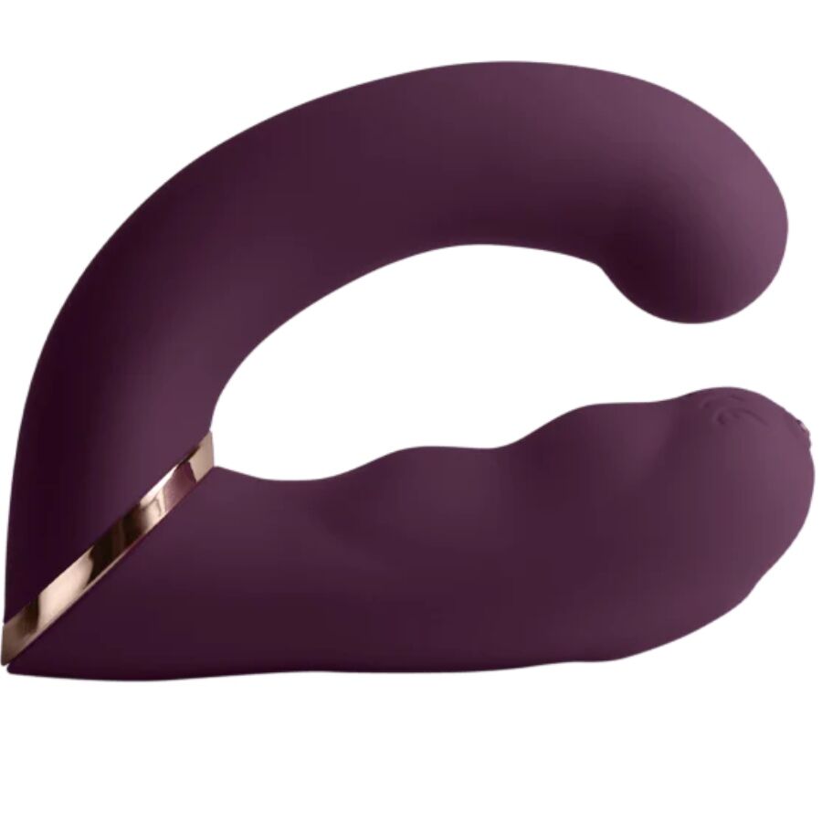 ROCKS-OFF - GEMINI DUBBEL VIBRATOR G-PUNKTS KLITORISSTIMULATOR LILA