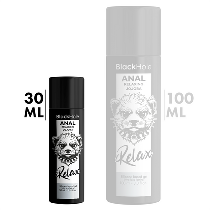 BLACK HOLE - ANAL AVSLAPPNANDE JOJOBA RELAX SILIKONBAS 30 ML