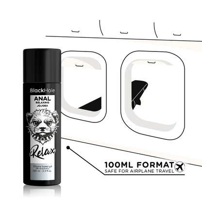 BLACK HOLE - ANAL AVSLAPPANDE JOJOBA RELAX SILIKONBAS 100 ML