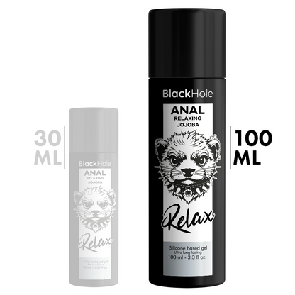 BLACK HOLE - ANAL AVSLAPPANDE JOJOBA RELAX SILIKONBAS 100 ML