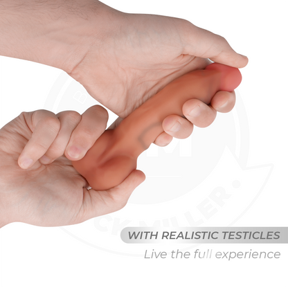 COCK MILLER - HYPERREALISTISK LEDAD DILDO 14,8 CM