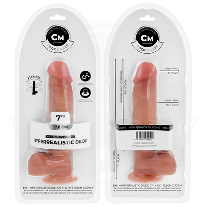 COCK MILLER – HYPERREALISTISK LEDAD DILDO 17,8 CM