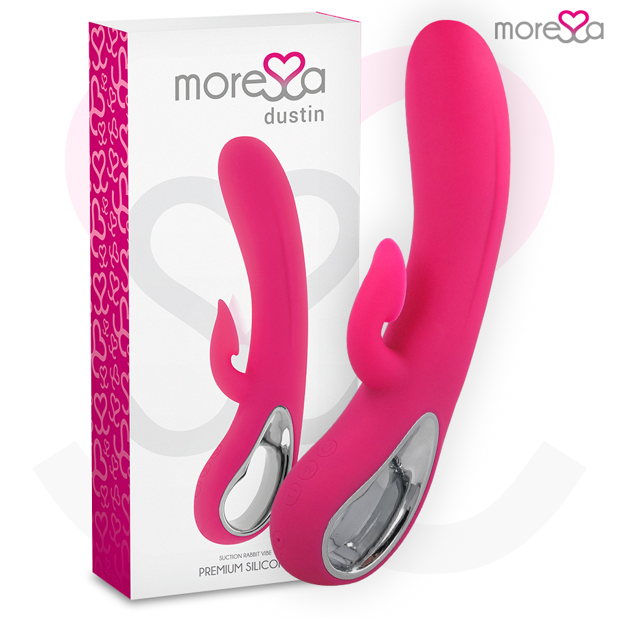 MORESSA - DUSTIN CLITORIAL STIMULATING WAVES AND POWERFUL VIBRATION PREMIUM SILICONE RECHARGEABLE - Kink&Play