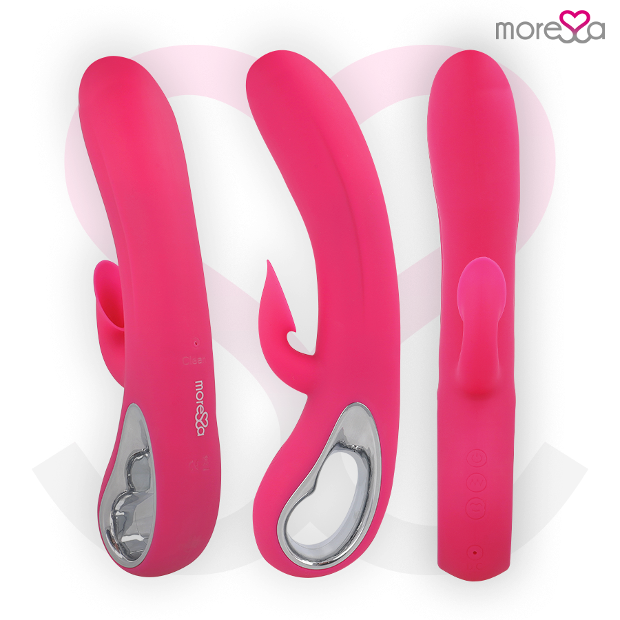 MORESSA - DUSTIN CLITORIAL STIMULATING WAVES AND POWERFUL VIBRATION PREMIUM SILICONE RECHARGEABLE - Kink&Play