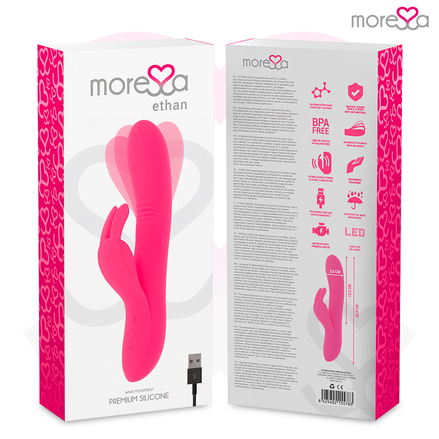 MORESSA - ETHAN PREMIUM SILICONE RECHARGEABLE - Kink&Play