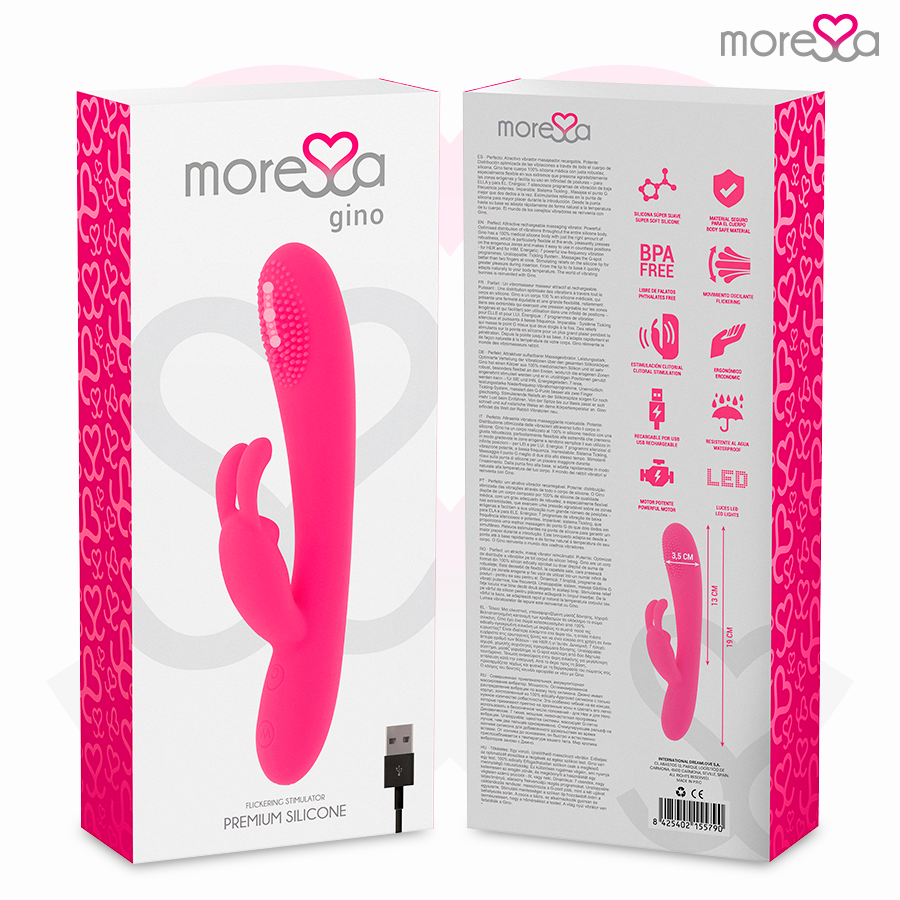 MORESSA - GINO PREMIUM SILICONE RECHARGEABLE - Kink&Play