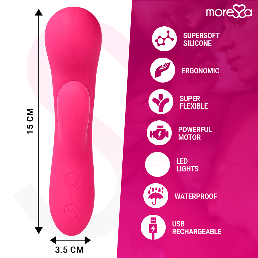 MORESSA - JERRY PREMIUM SILICONE RECHARGEABLE - Kink&Play