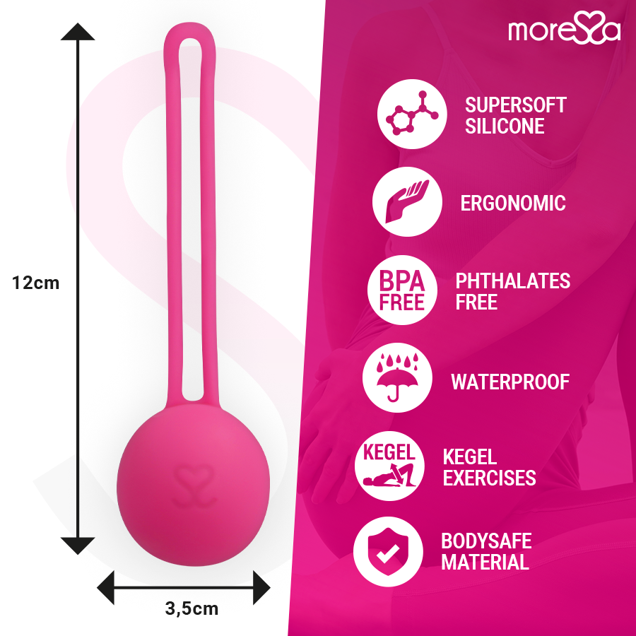 MORESSA - OSIAN ONE PREMIUM SILICONE PINK - Kink&Play