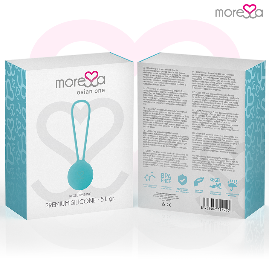 MORESSA - OSIAN ONE PREMIUM TURQUOISE SILICONE - Kink&Play